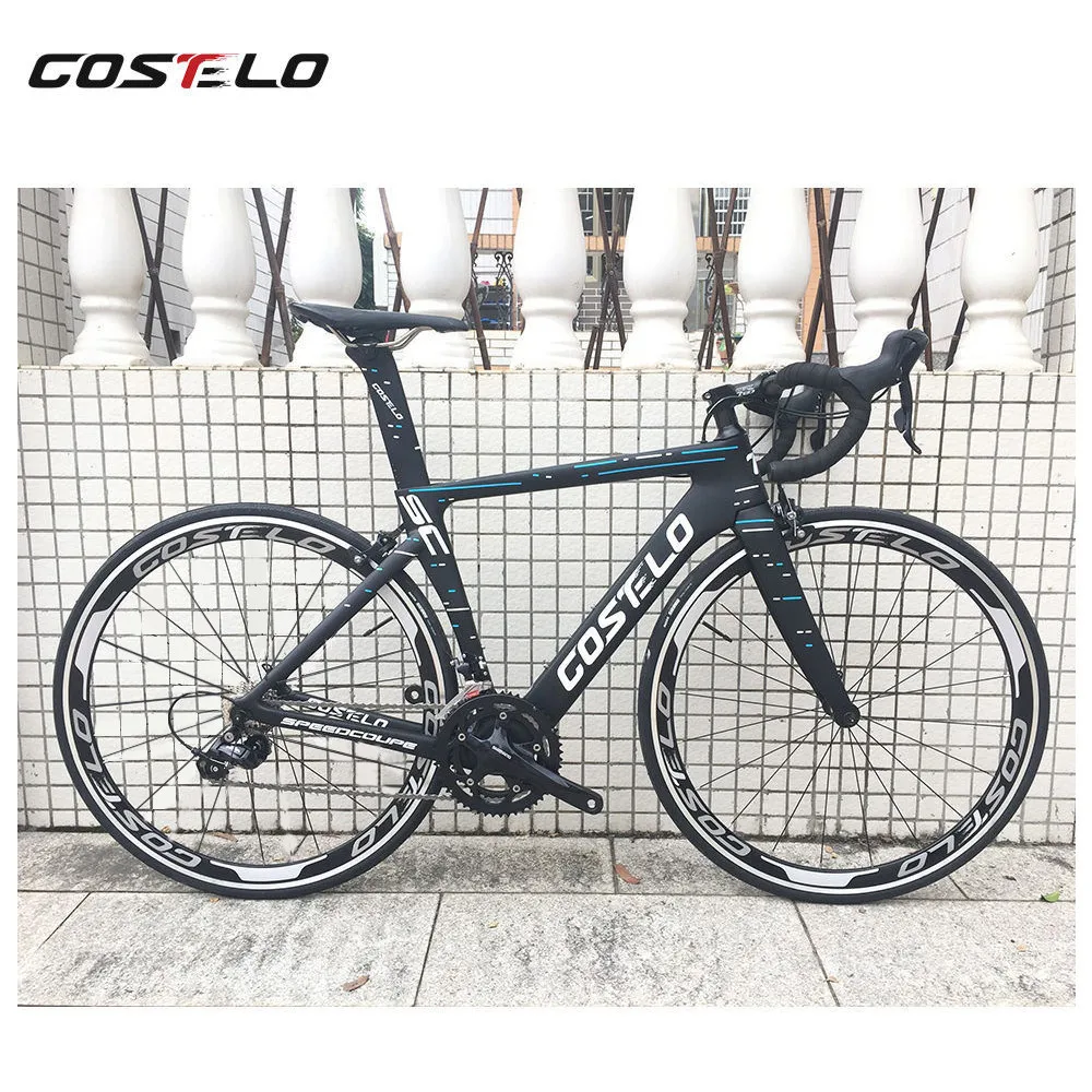 NEW Costelo Speedcoupe carbon fiber road bike frame complete road bicycle with wheels group handlebar stem cheap bike