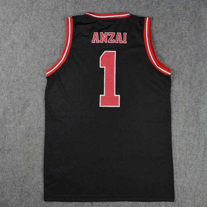 Shohoku No.1 Anzai Basketball Jersey Tops Anime Slam Dunk Cosplay