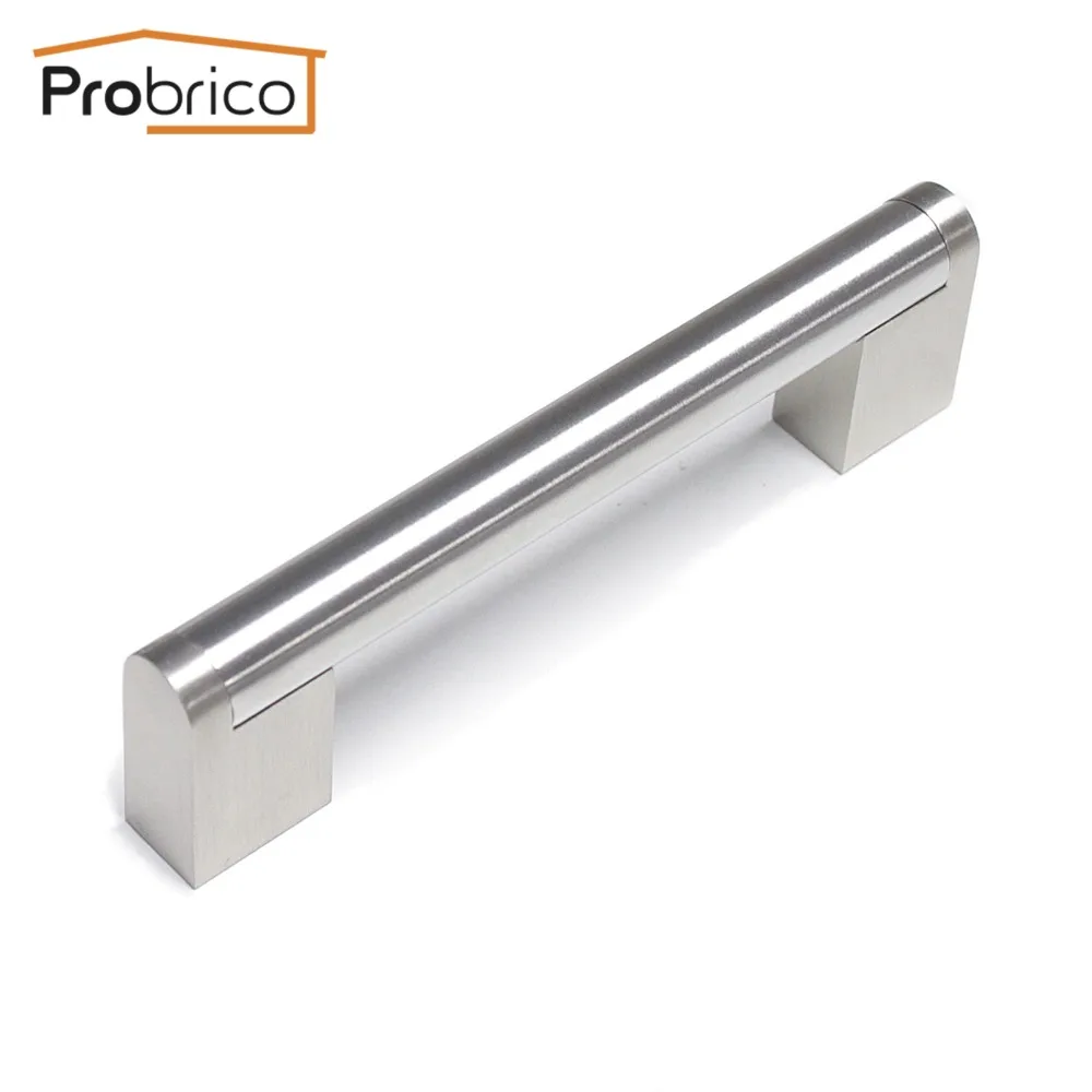 

Probrico Wholesale 100PCS Stainless Steel Boss Bar Diameter 14mm CC 96mm 4" Kitchen Cabinet Knob Drawer Handle Pull PD214HSZ96
