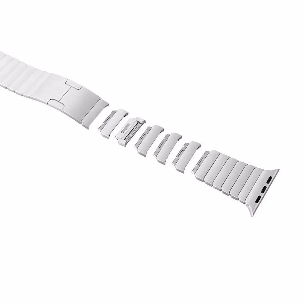 Ремешок с пряжкой для apple Watch band 4(iwatch 5) 44 мм 40 мм apple watch 3 2 1 42 мм 38 мм из нержавеющей стали 316L link gen.6th