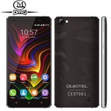D’origine Oukitel C5 PRO Android 6.0 MTK6737 Quad Core Mobile Téléphone 2G RAM 5.0 pouce 1280×720 8.0MP 16G ROM Dual SIM cellulaire téléphones