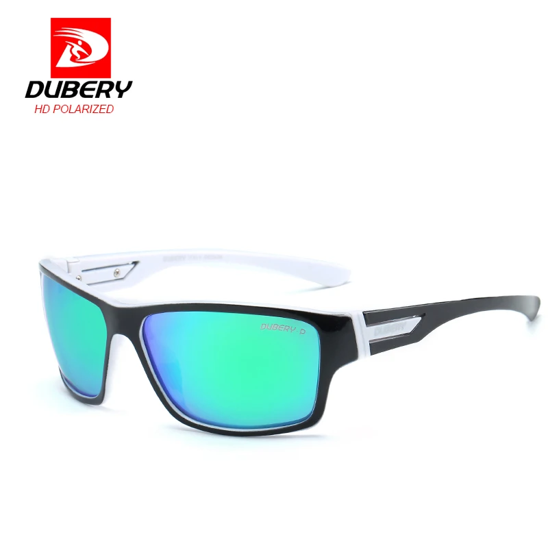 DUBERY квадратный бренд дизайн поляризованных солнцезащитных очков Для мужчин драйвер оттенки мужской Винтаж солнцезащитные очки для Для мужчин зеркало летние UV400 Óculos - Цвет линз: A6