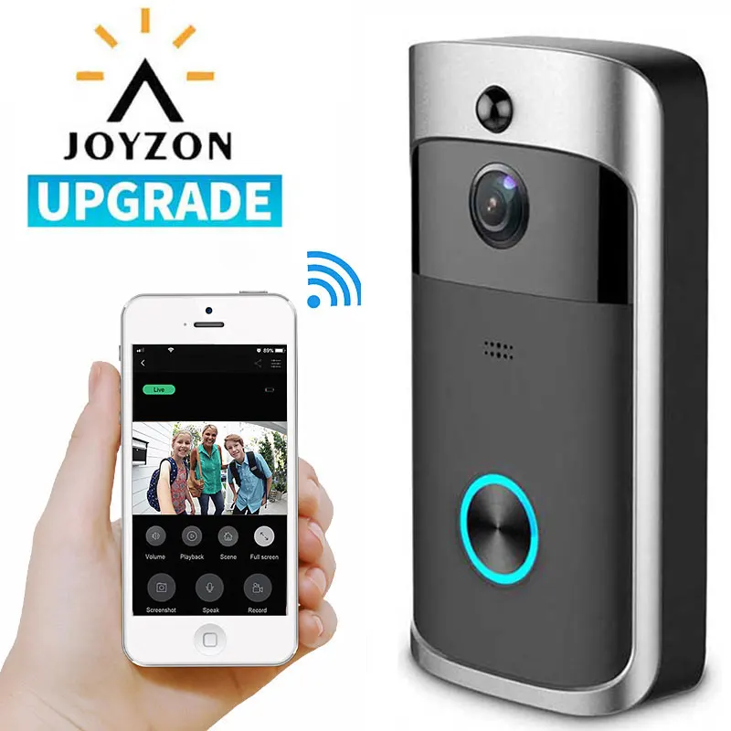 Новейшие Wi-Fi видеокамера на дверной звонок визуальный домофон шлюз Ночное видение видео-телефон двери Белл ИК-сигнализация Беспроводной бе... Новейшие Wi-Fi видеокамера на дверной звонок визуальный домофон шлюз Ночное видение видео-телефон двери Белл ИК-сигнализация Беспроводной бе...