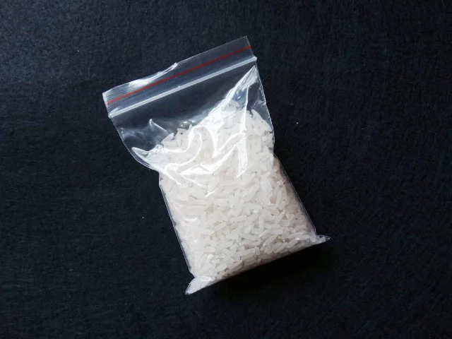 100 шт./лот 8x12 см ювелирных изделий Ziplock Молнии Замок Reclosable Пластиковые Поли