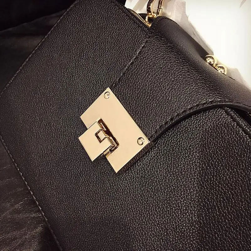 Популярная Весенняя Новая модная женская сумка на плечо с ремешком на цепочке дизайнерские сумки с клапаном клатч женская сумка-мессенджер с металлическим ремешком