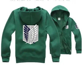 

Anime Attack On Titan Survey Legion freedom wings cosplay costume hoodie Jacket coat