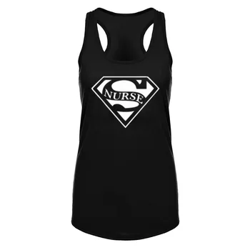 

Womens Super Nurse Racerback Tank Tops Nurse Gift for Birthdays