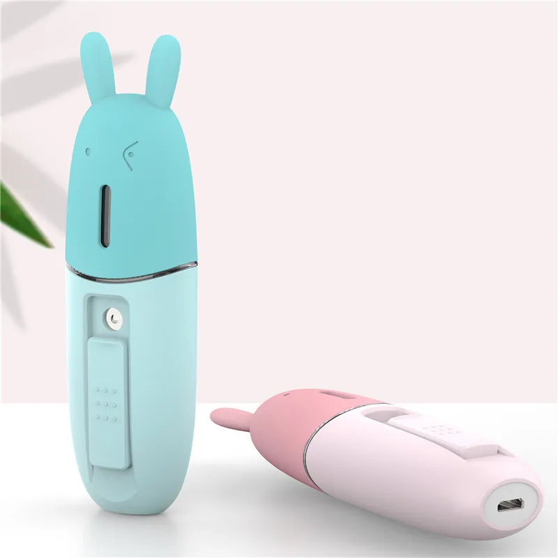 Переносной увлажнитель лица с милым Кроликом электрический USB ручной