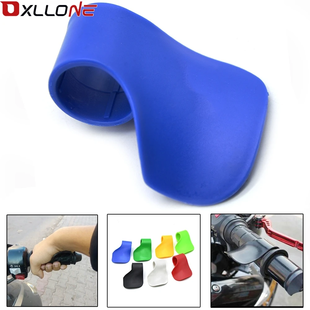 

New Carbon Fiber Color Motorcycle Throttle Clamp Cruise Aid Control Grips Wrist Rest Handlebar Refueling Aid Throttle Booster
