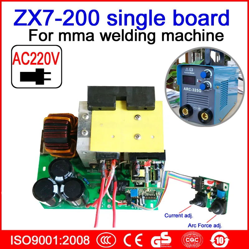 ZX7 315 IGBT Управление PCB одной плате для mma сварочный аппарат AC220V Потребляемая