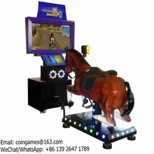 Very Nice! Go Go Jockey II Amusement Park Equipment Adults Video Horse Riding Simulator Game Machine