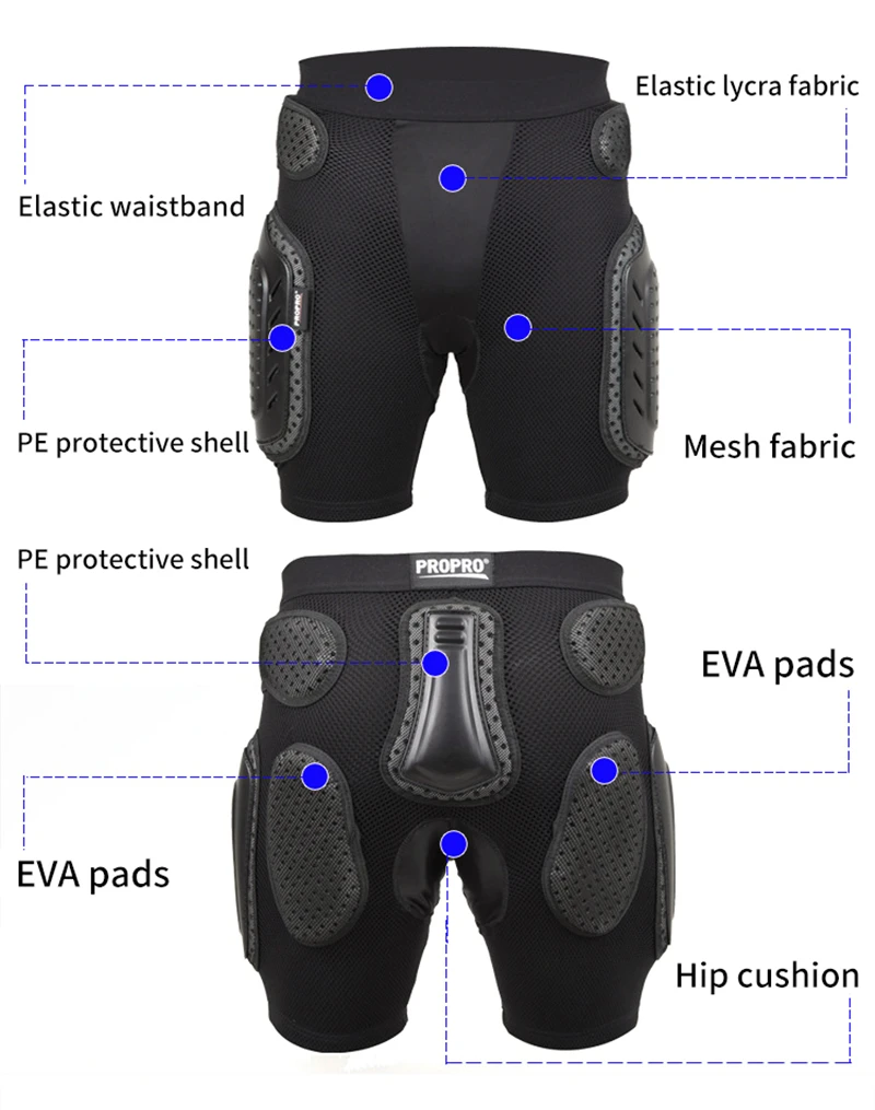 WOSAWE Сноубординг спортивные уличные шорты противоударные шорты для катания на лыжах снежные лыжные шорты Хип Защитный низ мягкие лыжные Мягкие Шорты