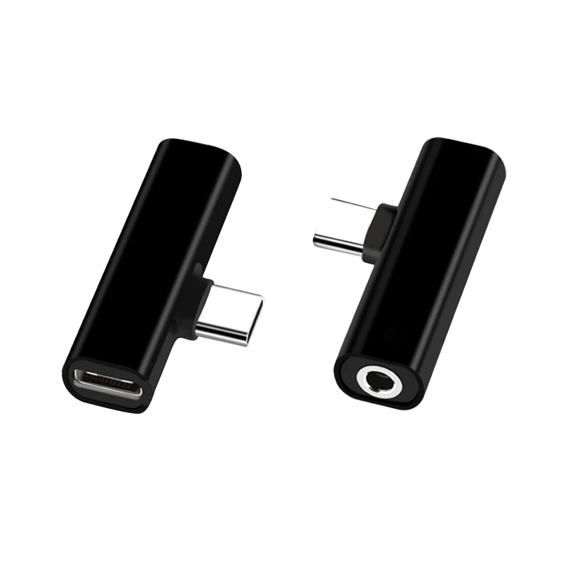 Usb type-C аудио адаптер для зарядки 2 в 1 type C папа-мама 3,5 мм разъем для наушников+ зарядный конвертер для адаптера Xiaomi