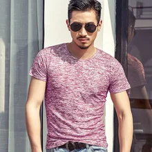 Wangcangli Brand Cotton Solid Color t shirt men fashion short sleeve casual real madrid black compression shirt combat shirt