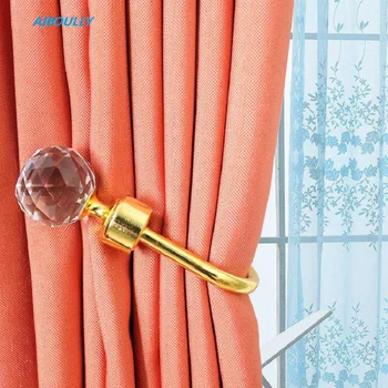 

AIBOULLY 2Pcs/set Window Curtain Holdback Europe Decoration Curtains Accessories Tieback U - shaped Curtain Hooks Hanger