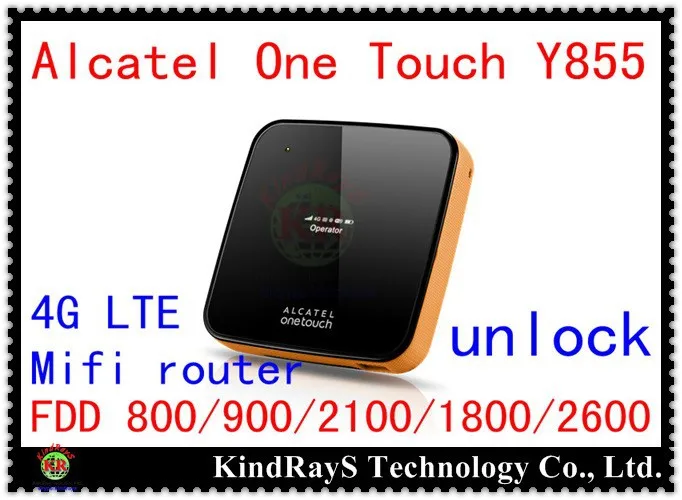 Оригинальный разблокированный 4G LTE FDD Wi-Fi маршрутизатор 150 Мбит Alcatel One Touch y855 3g LTE 4G МИФИ маршрутизатор мобильного wi-fi шифратор PK y800 y854 y853