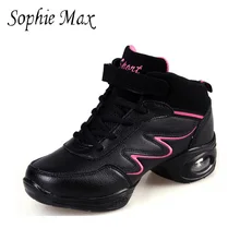 Софи MAX на осень-зиму продукт Женщины Обувь для танцев качество кожи современные Танцы повысить сильный и красивый