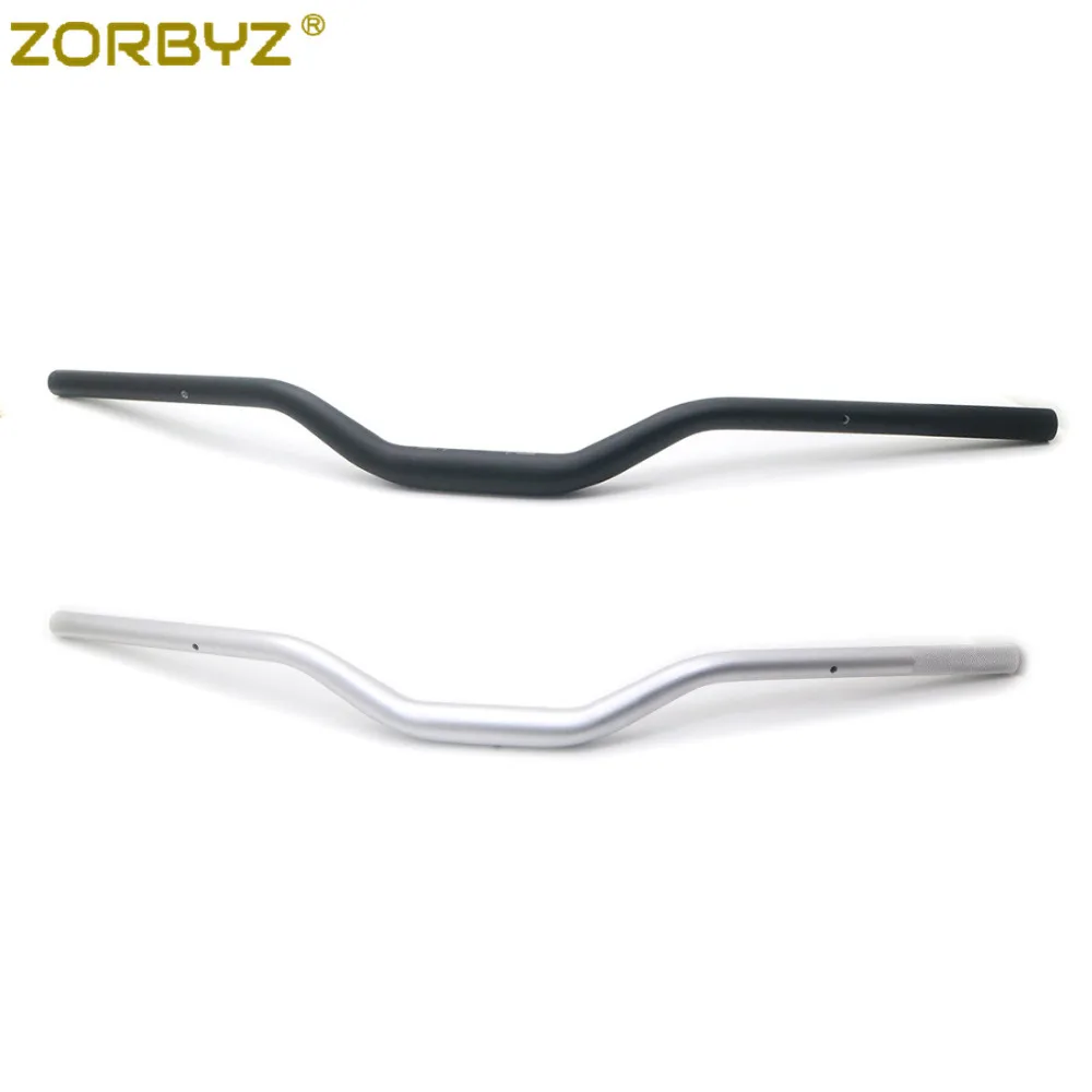 

ZORBYZ Universal 22mm 28mm Black/Silver Aluminum Tracker Handlebars Drag Bar For Street Motorcycle