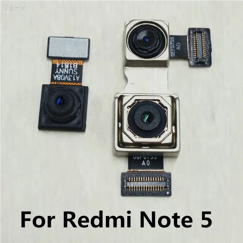 

Back Rear Front Camera For Xiaomi Redmi Note 5 Main Big Small facing Camera Module Flex Cable For Mi Redmi Note5 Pro