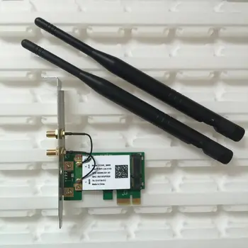 

300Mbps Desktop PC PCIe Adapter for Intel 5100 Card + 2pcs 2dBi Antenna Dual Band WiFi Wireless PCI-e Pci express