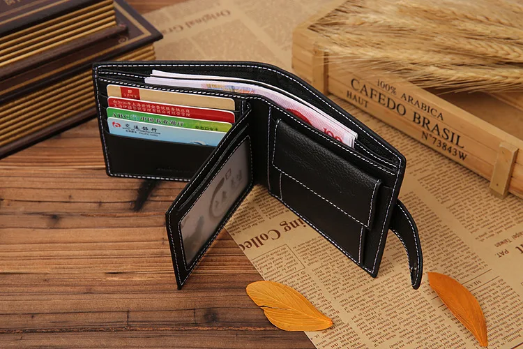 Fashion Leather Men Wallets Solid Sample Style Zipper Purse Man Card Horder Leather High Quality Male Wallet Purses Fashion Leather Men Wallets Solid Sample Style Zipper Purse Man Card Horder Leather High Quality Male Wallet Purses