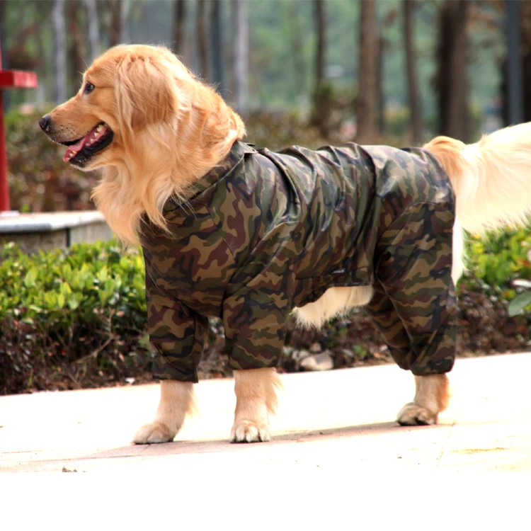 Осенне-зимний уличный охотничий зимний дождевик с хлопковой подкладкой, жилет-одежда для собак, новая модель, полный дождевик для волос Paukkyin