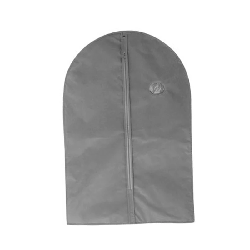 Чехол для одежды для защиты от пыли с молнией чехлы для одежды костюм протектор чемодан Домашний Органайзер нетканый р - Цвет: grey