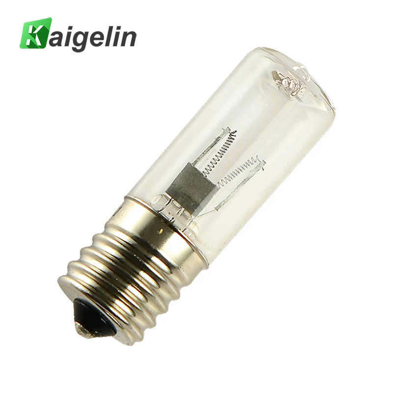 

Kaigelin 3W E17 UV Lamp Sterilizer Ultraviolet Light Bulb 17V UV-C Replacement Bulb Ozone Sterilizing Germicidal Quartz Lamp