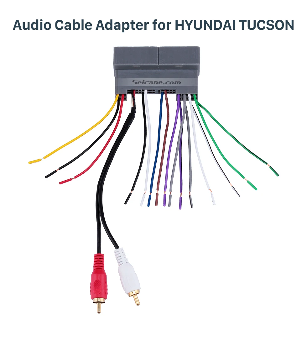Seicane Топ электропроводка автомобиля жгутовый штепсельный разъем адаптер аудио кабель для HYUNDAI TUCSON