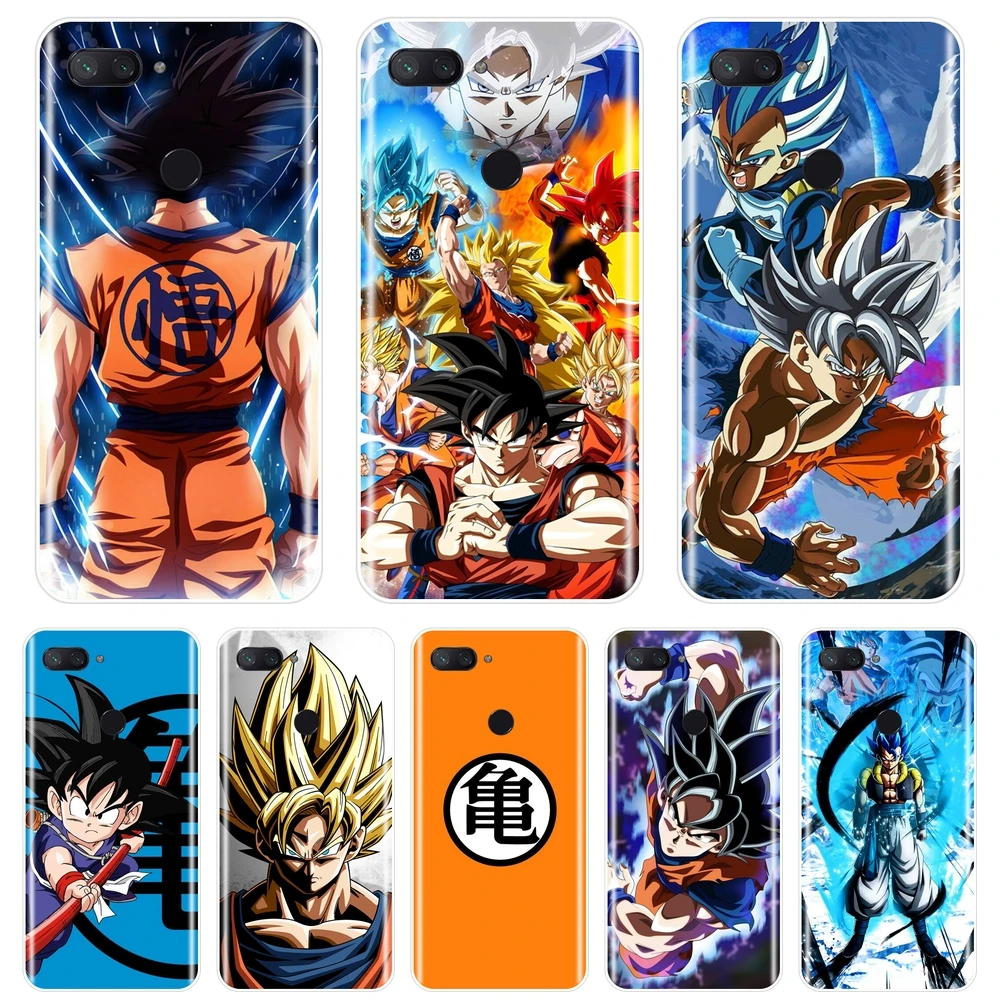 

Back Cover For Xiaomi MI 5 5C 5S 5X 6 6X Plus Anime Dragon Ball Goku Soft Silicone Case For Xiaomi MI A1 A2 LITE 8 SE Phone Case