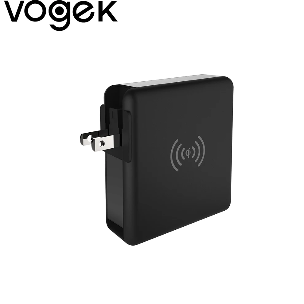 

Vogek 3 in 1 Power Bank 10W Wireless Charger for iPhone Sumsung Travel Charger 18W PD Type-c Charger for MacBook Charging Pad