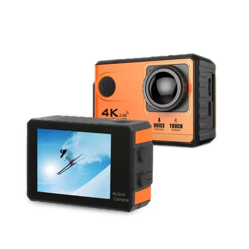 

Mini Camera UHD 4K Built-in Gyro 2inch WiFi App Control 30m Waterproof Anti-shake Screen