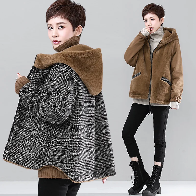 En rembourré Laine Épais See Chart Hiver Coton see Rembourré Nouveau Assouplissement D'agneau Manteau Veste Vêtements Avec Chart Imitation Coton Femelle 2018 wfIZFqx