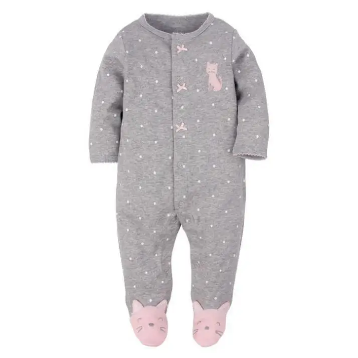 Orangemom Brand summer spring Baby Romper Long Sleeves 100% Cotton Baby Pajamas Cartoon Printed Newborn Baby Girls Boys Clothes
