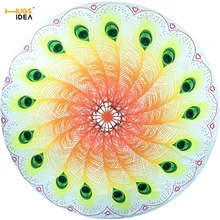 HUGSIDEA Круглый Гобелен индийская Мандала Круглый Пляж бросок гобелен хиппи, бохо Цыганская хлопковая скатерть диван прикроватные коврики