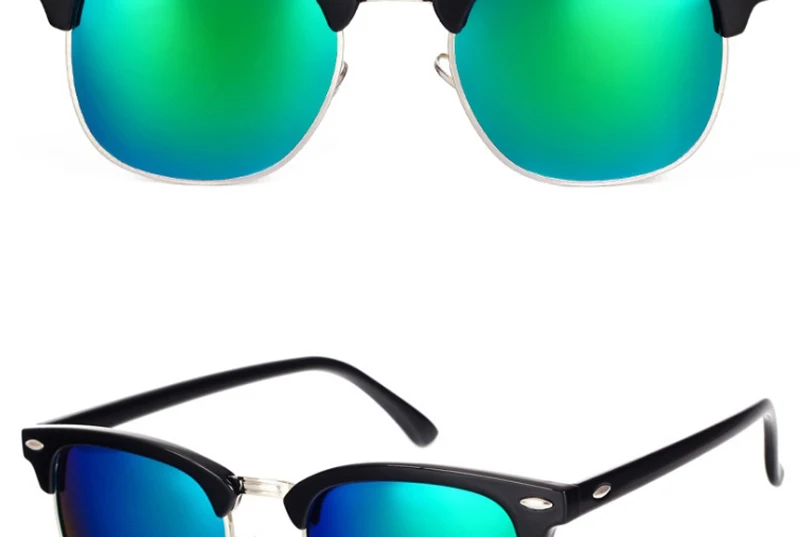 RBROVO, поляризационные Винтажные Солнцезащитные очки без оправы, фирменный дизайн, женские/мужские классические солнцезащитные очки Oculos De Sol Gafas, Ретро стиль
