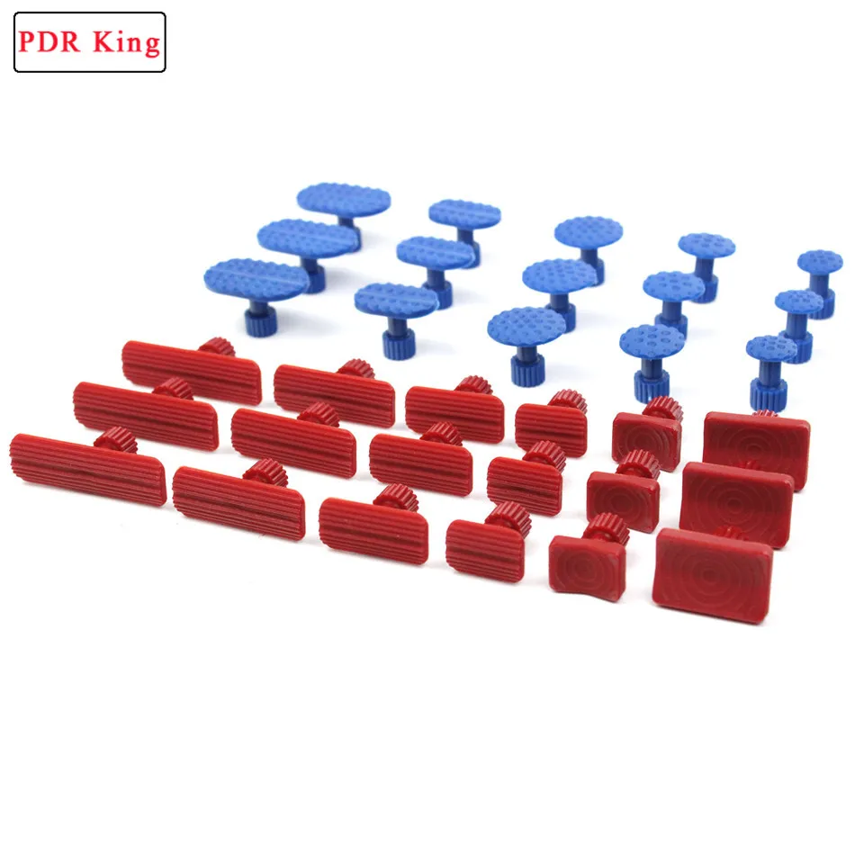 Auto car dent repair Tool kit Plastic Glue Tabs Puller Tabs For Car Dent Paintless Repair Auto Body Dent Removal Hand Tool 33pcs