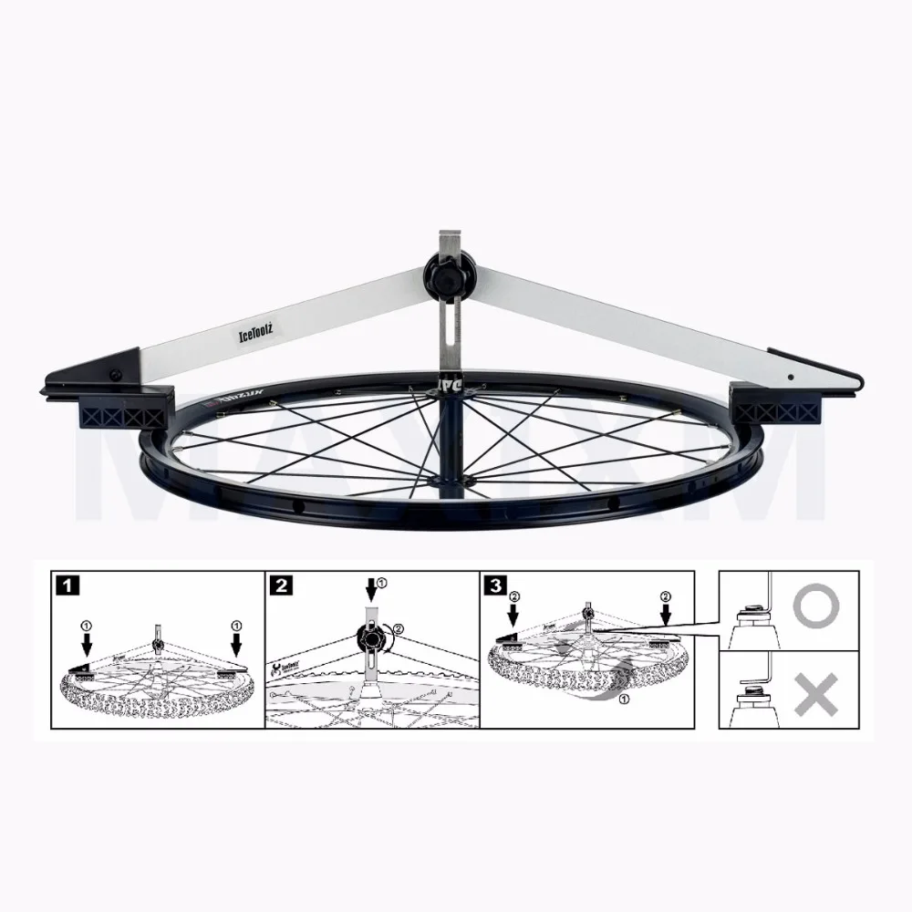 Buy Wheel Centering Gauge for rim size 16"31" bike tool wheel toolbike tool