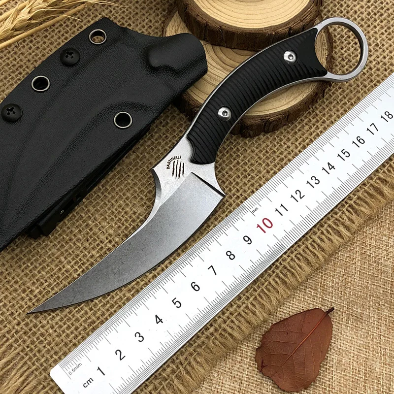 Новое поступление, фиксированный нож Mako 440C, лезвие для мытья камня, полностью тянется стальная ручка, резак для бумаги, тактический охотничий нож, ручной инструмент для повседневного использования