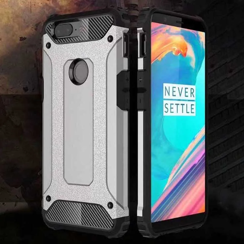 

For Oneplus 5T / A5010 6.01" Case Luxury Armor Anti-Shock silicon Cover Case For Oneplus5T 1+5t Cover For One Plus5T Phone Case