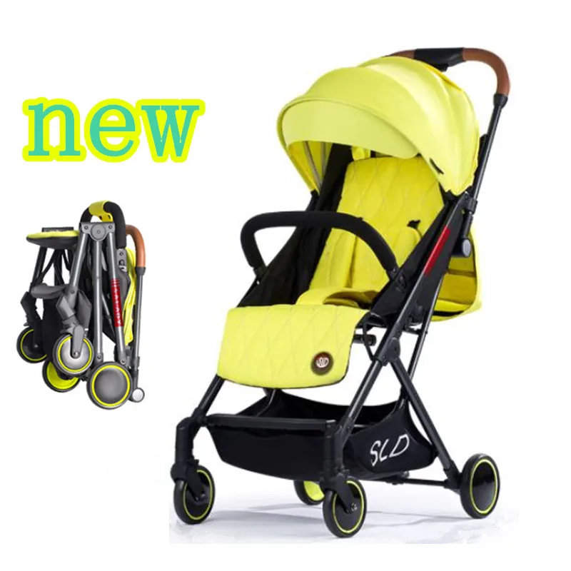 

Ultra lightweight baby stroller can sit reclining pram folding portable compact baby carriages for newborns free shipping