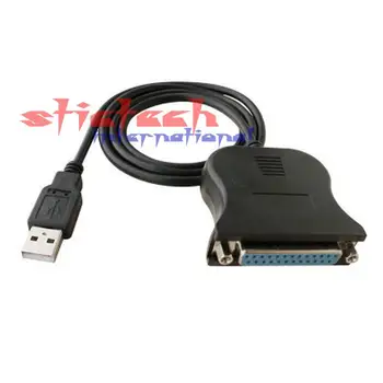 

by dhl or ems 1000 pieces Hot Sale USB to 25 Pin DB25 Parallel Printer Cable Adapter Cord Converter New Worldwide Hot