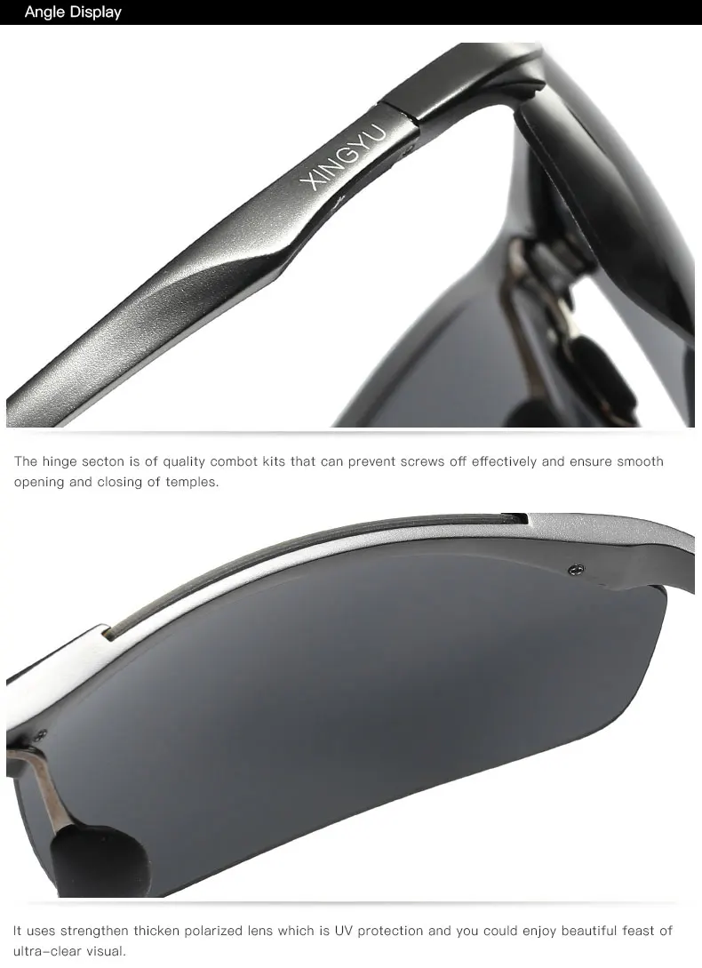 YDO алюминия и магния света поляризованные очки Для мужчин UV400 солнцезащитные очки Ray спортивная мода Брендовая Дизайнерская обувь роскошные мужские солнцезащитные очки