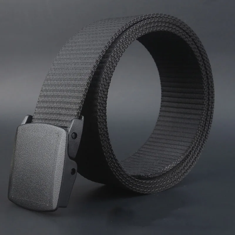 

Men&Women Canvas belt luxury Brand Belt Metal buckle jeans belt Army tactical belt for male Military strap kemer ремень мужской
