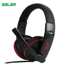 Wholesale Salar A500 Gaming Headset gamer earphones Headphones with microphone deep bass Wired headphone for PC