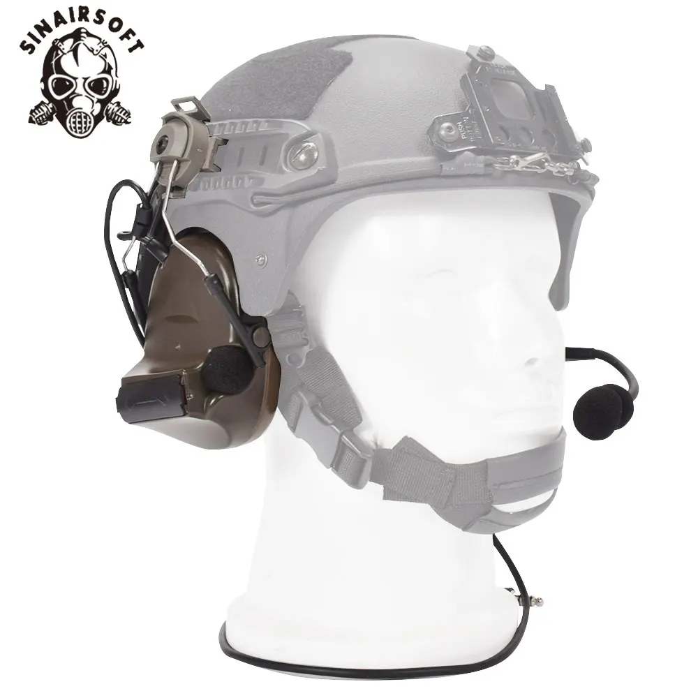 Z-tactical Softair авиационная гарнитура Comtac II для быстрого шлема и тактического пелтора