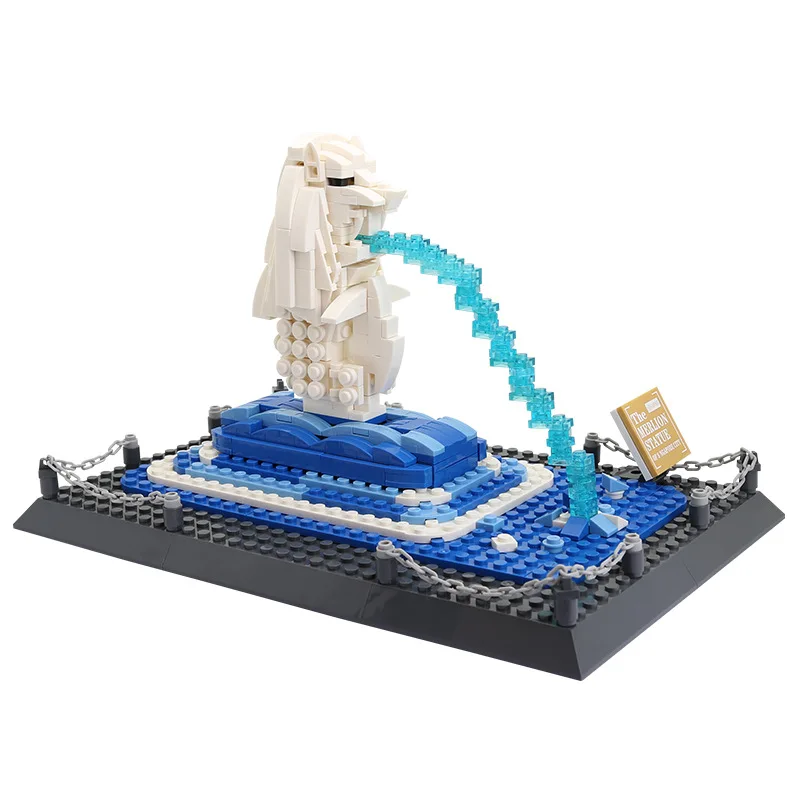 wange BLOCKS The Merlion statue SG 4218-3