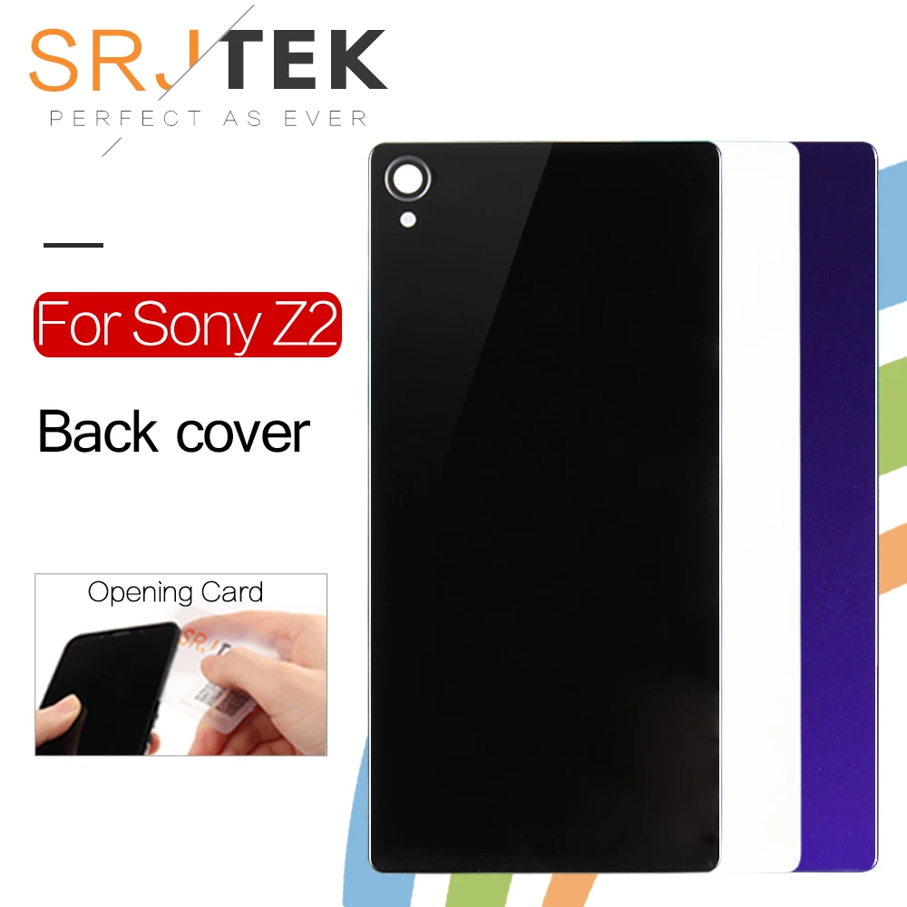 SRJTEK para SONY Xperia Z2 carcasa trasera para SONY Xperia D6502 D6503 D6543 cubierta de batería|Marcos y carcasas para teléfonos móviles| - AliExpress