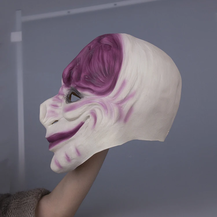 Game Payday The Heist Mask Latex Cosplay Dallas  Chains Hoxton Wolf Masks for Halloween Christmas Party (18)