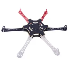 DIY F550 alev tekerlek 550mm hexa-rotor 6-Aixs multicopter çerçeve kiti çok Rotor parçaları için RC FPV yarış Drone DIY oyuncak modelleri Accs(China)
